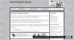 Desktop Screenshot of falschgeld-blog.de